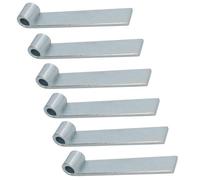 AB Tools Hd Strap Tailgate Straight Hinge For 12.5mm Pins 160mm Long Zinc Plated 6Pc