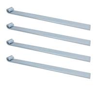 AB Tools Hd Strap Tailgate Straight Hinge For 12.5mm Pins 460mm Long Zinc Plated 4Pc