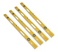 AB Tools Heavy Duty Cast Aluminium Spirit Level With 3 Vials Builders 36 Inch (915mm) 4Pc