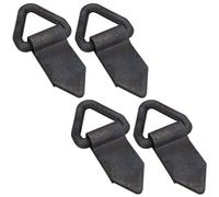 AB Tools Heavy Duty Fold Over Tie Down Lashing Eye / Anchor Point Self Colour (Pack Of 4)