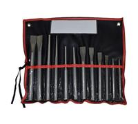 AB Tools Heavy Duty Industrial Steel Cold Chisel Pin Punch Centre Punch Set 12Pc