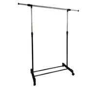 AB Tools Heavy Duty Metal Clothes Rail Hanger Storage Rack Stainless Steel Adjustable