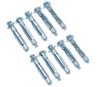 AB Tools Heavy Duty Metal Plasterboard Cavity Hollow Wall Anchors With Screws 52mm 10Pc