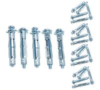 AB Tools Heavy Duty Metal Plasterboard Cavity Hollow Wall Anchors With Screws 52mm 25Pc