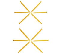 AB Tools Heavy Duty Plastic Tent / Awnings Pegs For Camping Caravans 220mm Long 12Pc