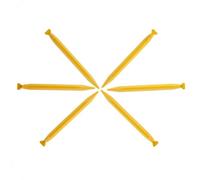 AB Tools Heavy Duty Plastic Tent / Awnings Pegs For Camping Caravans 220mm Long 6Pc