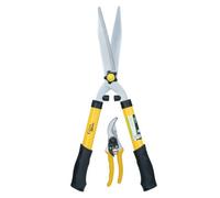 AB Tools Heavy Duty Pruning Shears And Hedge Shears Gardening Set Cutters Trimmers 2Pc