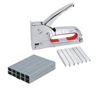 AB Tools Heavy Duty Stapler Staple Gun For Fabric Furniture Upholstery + 2000 8mm Staples