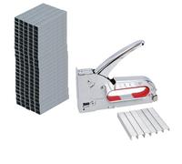 AB Tools Heavy Duty Stapler Staple Gun For Fabric Furniture Upholstery + 24000 8mm Staples