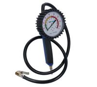 AB Tools Heavy Duty Tyre Inflator Gauge With Long Reach Hose 1 Metre Long 0 - 170 Psi