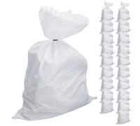 AB Tools Heavy Duty Woven Polypropylene Bags Builder Sacks Rubble Logs 75 X 50Cm 20Pc