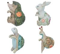 AB Tools Hedgehog Rabbit Turtle & Snail Plant Pot Hanger Garden Ornament Statue Vase