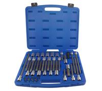 AB Tools Hex / Allen / Torx / Spline / Ribe / Tamper Torx Star 38Pc Bit Set