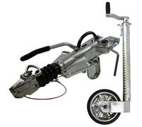 AB Tools Hitch Coupling & Jockey Wheel For Ifor Williams Car Transporter 2600Kg Trailer