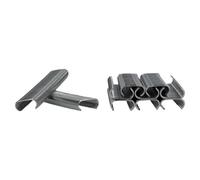 AB Tools Hog Rings Staples Upholstery Fasteners Hogrings Clips Sr8 Galv Steel 500Pc