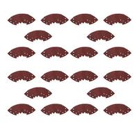AB Tools Hook And Loop Delta Sanding Pads Discs 93mm Triangular Mixed Grit 120 Pack