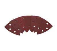 AB Tools Hook And Loop Delta Sanding Pads Discs 93mm Triangular Mixed Grit 6 Pack