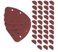 AB Tools Hook And Loop Detail Sanding Pads Discs 140mm Triangular 80 Grit Medium 200Pc