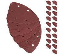 AB Tools Hook And Loop Detail Sanding Pads Discs 140mm Triangular Mixed Grit 120 Pack