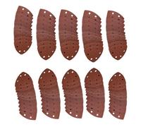 AB Tools Hook And Loop Sanding Abrasive Discs Pads 90mm Triangular 100Pk Mixed Grit