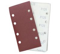 AB Tools Hook/loop 1/3 Sheet Sanding Sander Sandpaper Pads 10 Pack 120 Grit