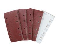AB Tools Hook/loop 1/3 Sheet Sanding Sander Sandpaper Pads 50 Pack 40 Grit
