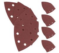 AB Tools Hook Loop Delta Sanding Abrasive Discs Pads 93mm Triangle 120 Grit Fine 25Pc