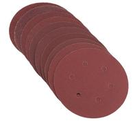 AB Tools Hook/loop Sanding Abrasive Discs Orbital Da Palm Sander 10Pk 150mm Mixed Grit
