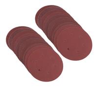 AB Tools Hook/loop Sanding Abrasive Discs Orbital Da Palm Sander 20Pk 150mm Mixed Grit