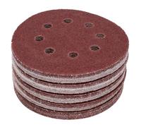 AB Tools Hook/loop Sanding Abrasive Discs Orbital Da Palm Sander 50 Pk 125mm Mixed Grit
