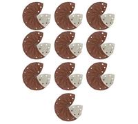 AB Tools Hook/loop Sanding Abrasive Discs Pads 90mm Sanding Triangle 100 Pk Mixed Grit