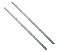 AB Tools Horizontal Heavy Duty Restraint Strap 1000mm Length Flat Galvanised 2Pk