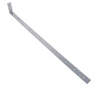 AB Tools Horizontal Heavy Duty X Restraint Strap 1000mm Length 100mm Bend Galvanised
