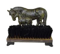 AB Tools Horse Mare & Foal Door Stop Shoe Welly Boot Brush Scrub Muck Mud Scraper