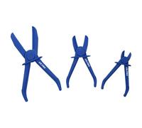 AB Tools Hose Pipe Clamp Set Brake Line Pipe Fluid Clamps Locking Pliers 3Pc