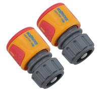 AB Tools Hozelock Aquastop Quick Release Water Garden Hose Pipe Connector Fitting 2Pc