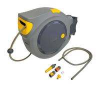 AB Tools Hozelock Auto Rewind Wall Mounted Garden Hose Reel 40M Watering Hosepipe