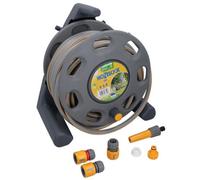 AB Tools Hozelock Compact Open Reel 15M Garden Hose Pipe Watering Cleaning Yard