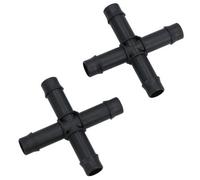 AB Tools Hozelock Cross Connectors Pipe Joiners For 13mm Pipe Garden Micro Irrigation 2Pc