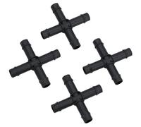 AB Tools Hozelock Cross Connectors Pipe Joiners For 13mm Pipe Garden Micro Irrigation 4Pc