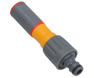 AB Tools Hozelock Garden Hose Adjustable Fine Spray Jet Nozzle Water Push Connector