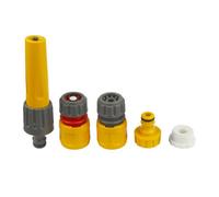 AB Tools Hozelock Garden Hose Nozzle Fittings 1/2" & 3/4" Bsp Aqua Stop Tap Connector