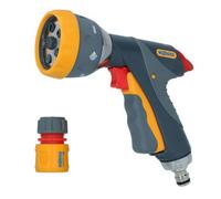 AB Tools Hozelock Multi Spray Gun Pro Water Hose Pipe 7 Function Metal & Aquastop