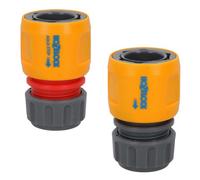 AB Tools Hozelock Quick Release Fitting & Aqua Water Stop Garden Hose Pipe Connector
