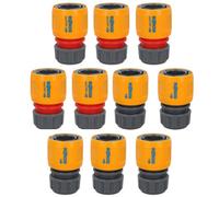 AB Tools Hozelock Quick Release Fitting & Aqua Water Stop Garden Hose Pipe Yard 10Pk