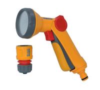 AB Tools Hozelock Rose Spray Gun Nozzle Garden Hose Pipe Water And Aqua Stop Fitting