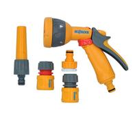AB Tools Hozelock Spray Nozzle And 5 Function Water Gun & Fittings Yard Garden Hose Pipe