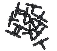 AB Tools Hozelock T Piece Connectors Pipe Joiners 4mm Pipe Garden Micro Irrigation 12Pc