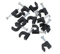AB Tools Hozelock Wall Clips Fasteners Support For 4mm Micro Irrigation Pipe 12Pc