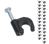 AB Tools Hozelock Wall Clips Fasteners Support For 4mm Micro Irrigation Pipe 24Pc